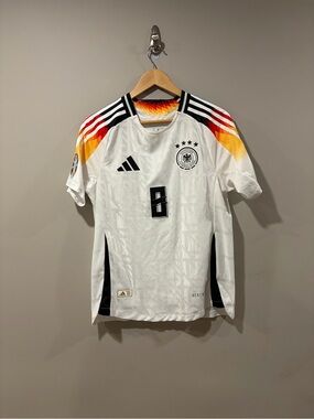 Adidas Germany 2024 Authentic Toni Kroos #8 Euro Jersey – Men’s Medium